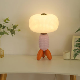 Abigail Modern Glass Table Lamp-Neutral Decor