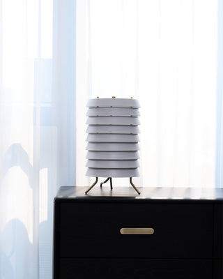 Orelelette Lampe de Table en Lattier Scandinave