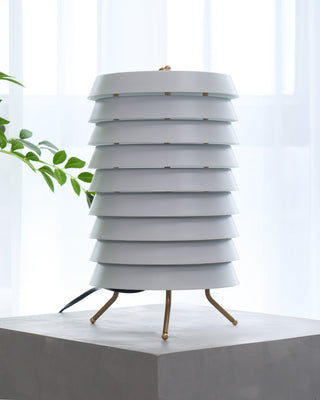 Orelelette Lampe de Table en Lattier Scandinave