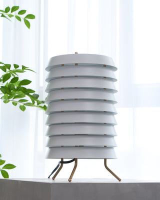 Orelelette Lampe de Table en Lattier Scandinave