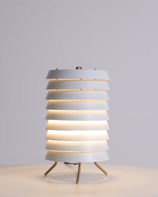 Orelelette Lampe de Table en Lattier Scandinave