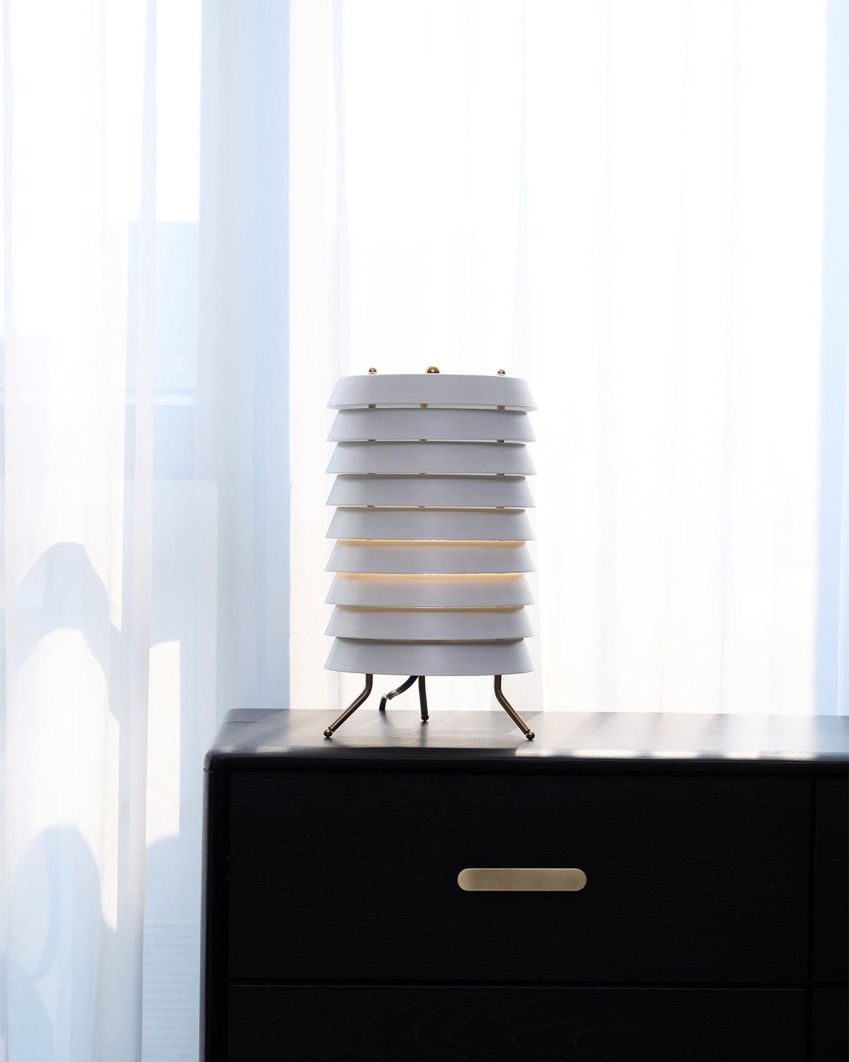 Orelelette Lampe de Table en Lattier Scandinave
