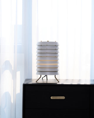 Orelelette Lampe de Table en Lattier Scandinave