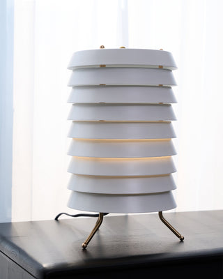 Orelelette Lampe de Table en Lattier Scandinave