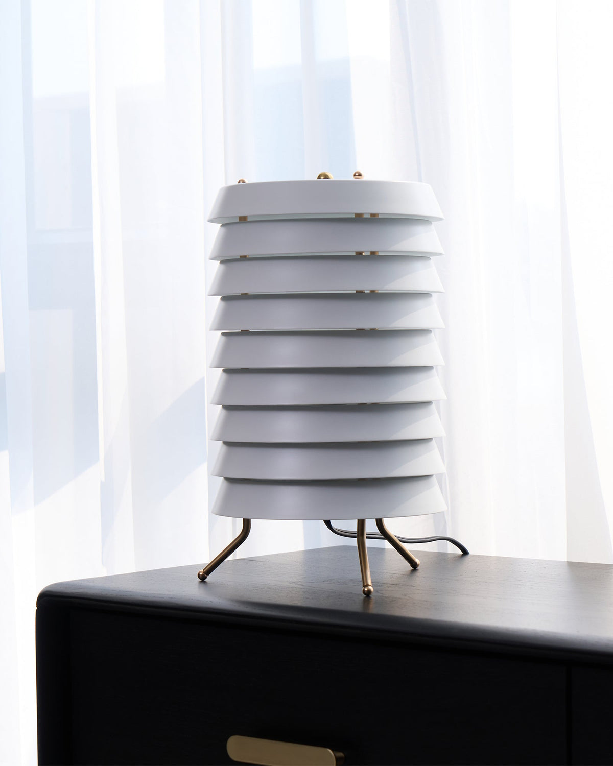 Orelelette Lampe de Table en Lattier Scandinave