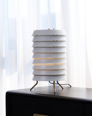 Orelelette Lampe de Table en Lattier Scandinave