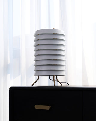 Orelelette Lampe de Table en Lattier Scandinave