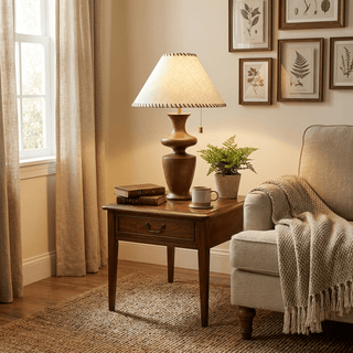 Baluster Table Lamp-Neutral Decor