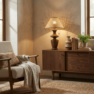Baluster Table Lamp-Neutral Decor