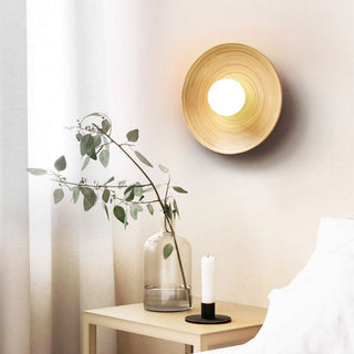 Bamboo Aura Sconce-Neutral Decor
