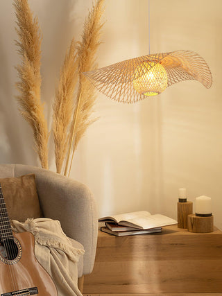 Twirl Suspension Moderne en Bambou