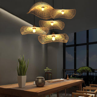 Twirl Suspension Moderne en Bambou