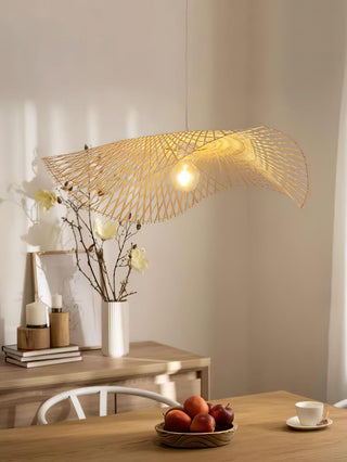 Twirl Suspension Moderne en Bambou