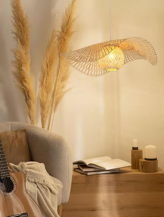 Twirl Suspension Moderne en Bambou