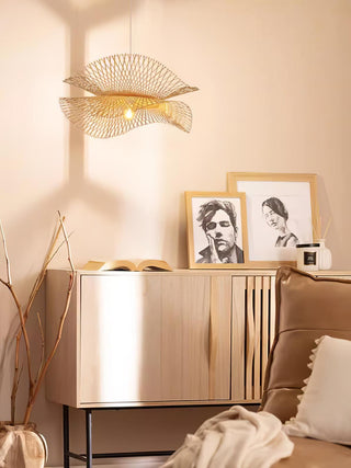 Twirl Suspension Moderne en Bambou