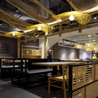 Twirl Suspension Moderne en Bambou