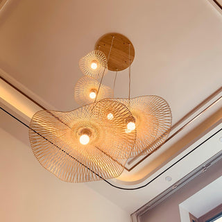 Twirl Suspension Moderne en Bambou