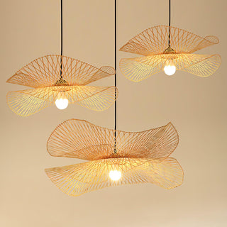 Twirl Suspension Moderne en Bambou