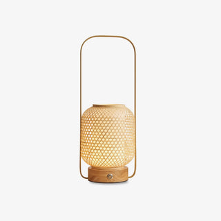 Orbituse Lampe de Table en Bois Rétro