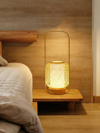 Orbituse Lampe de Table en Bois Rétro