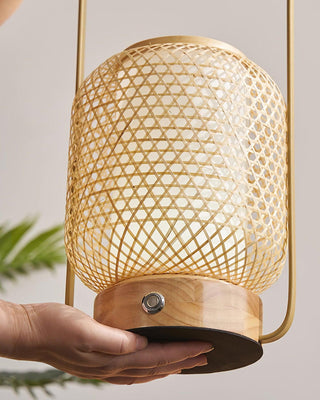 Orbituse Lampe de Table en Bois Rétro