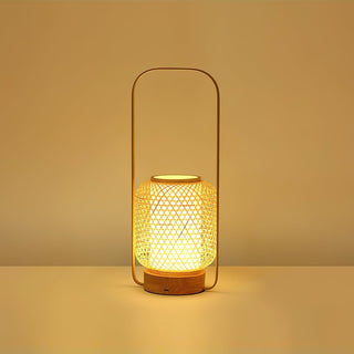 Orbituse Lampe de Table en Bois Rétro