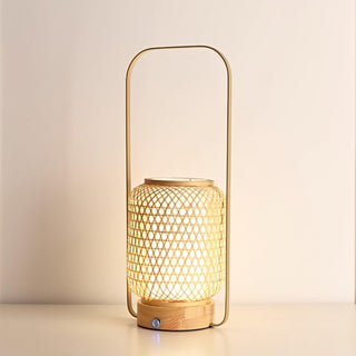 Orbituse Lampe de Table en Bois Rétro