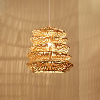 Strata Suspension Moderne en Bambou