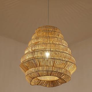 Strata Suspension Moderne en Bambou