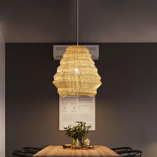 Strata Suspension Moderne en Bambou
