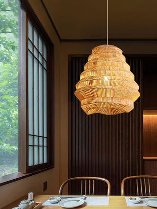 Strata Suspension Moderne en Bambou