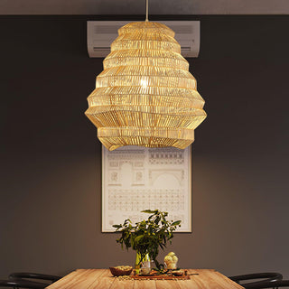 Strata Suspension Moderne en Bambou