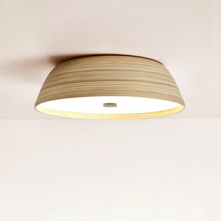Bamboo Textured Ceiling Lamp-Neutral Decor