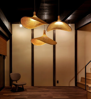 Marona Suspension Vintage en Rattan