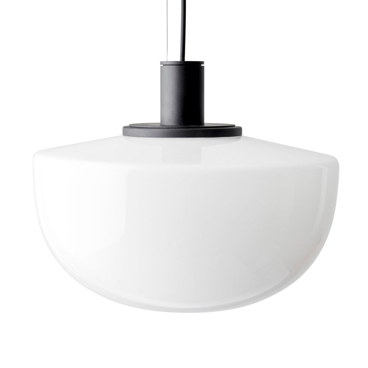 Pendant Lamp Glass Dome Metal Mount Minimalist Relax-Neutral Decor