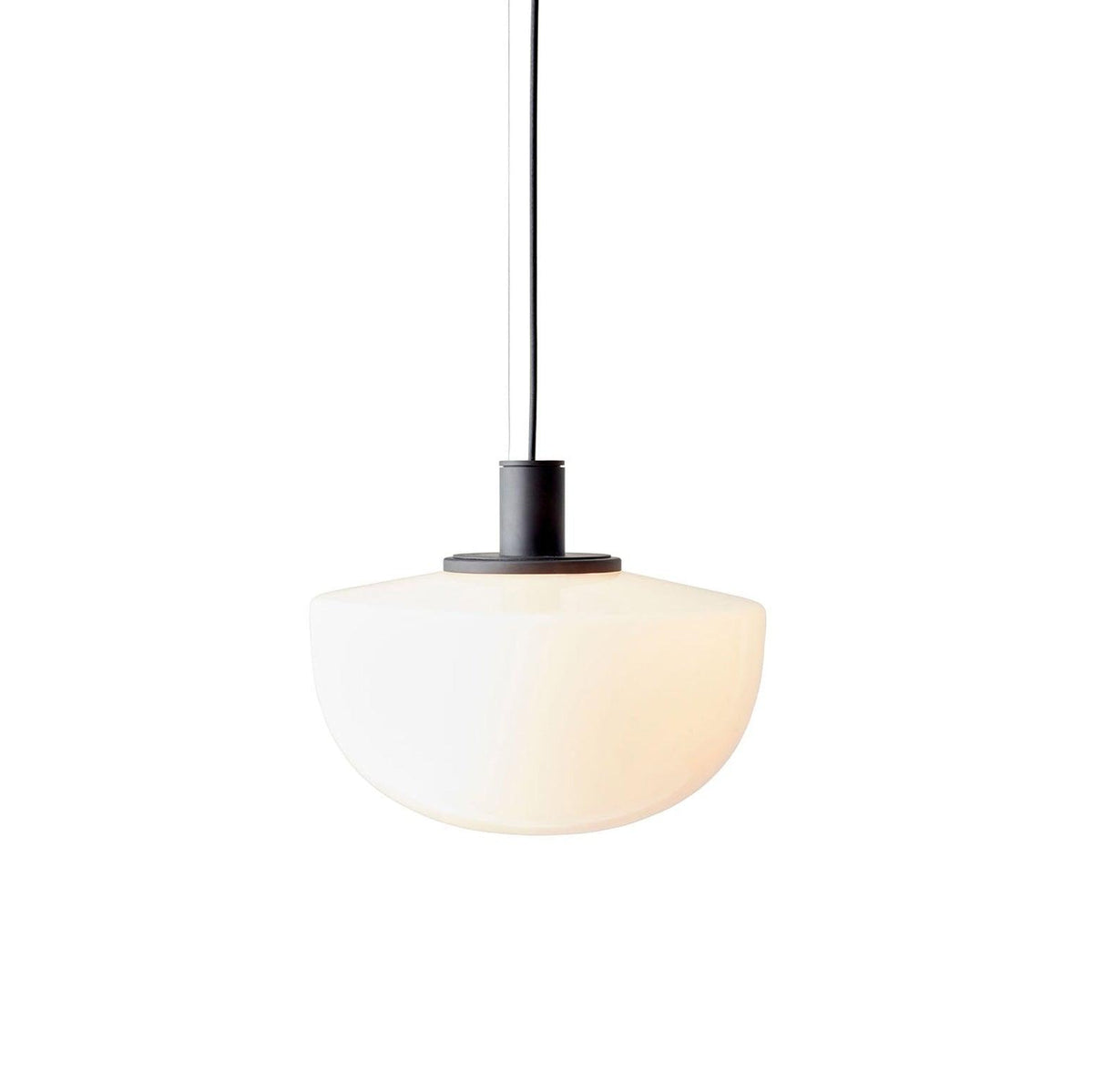 Pendant Lamp Glass Dome Metal Mount Minimalist Relax-Neutral Decor