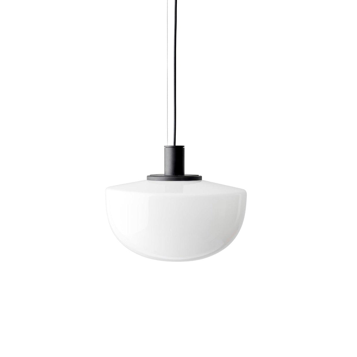 Pendant Lamp Glass Dome Metal Mount Minimalist Relax-Neutral Decor