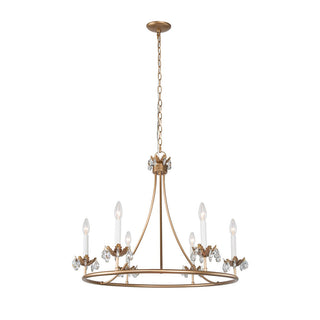 Yrvuvyh Ancien Industriel Luxe Laiton Cristal Lustre