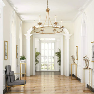 Yrvuvyh Ancien Industriel Luxe Laiton Cristal Lustre