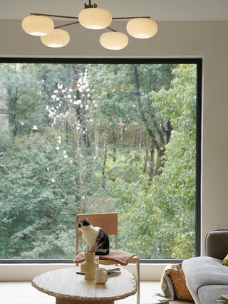 Lustra Lustre Industriel 5-Luminaires Moderne-Luire