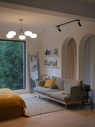 Lustra Lustre Industriel 5-Luminaires Moderne-Luire