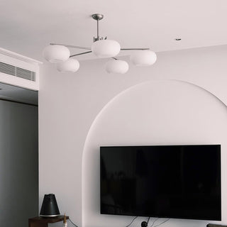 Lustra Lustre Industriel 5-Luminaires Moderne-Luire