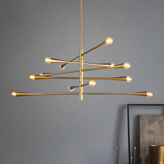 Sifuvyu Moderne Minimaliste Laiton Métal Lustre