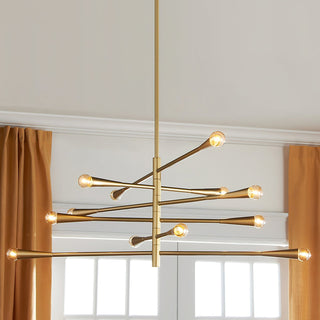Sifuvyu Moderne Minimaliste Laiton Métal Lustre