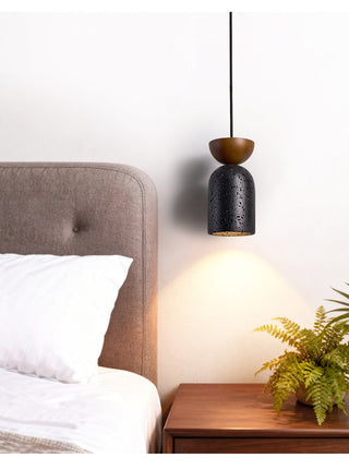 Iris Suspension Focused Noir Travertin