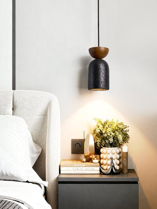 Iris Suspension Focused Noir Travertin