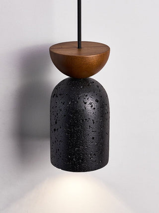 Iris Suspension Focused Noir Travertin