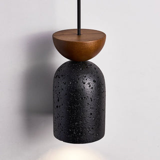 Iris Suspension Focused Noir Travertin