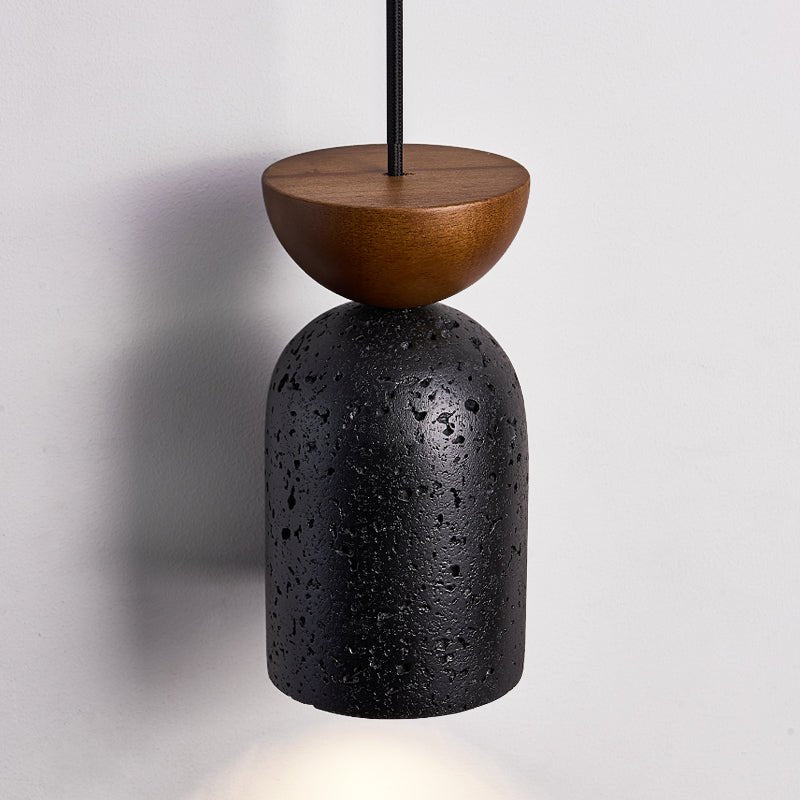Iris Suspension Focused Noir Travertin