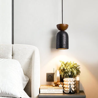 Iris Suspension Focused Noir Travertin